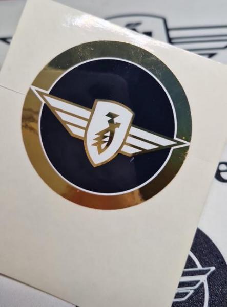 Original Bentlage Zündapp Tankemblem 448-20.131 für CS 25 50 ohne Sicke !!